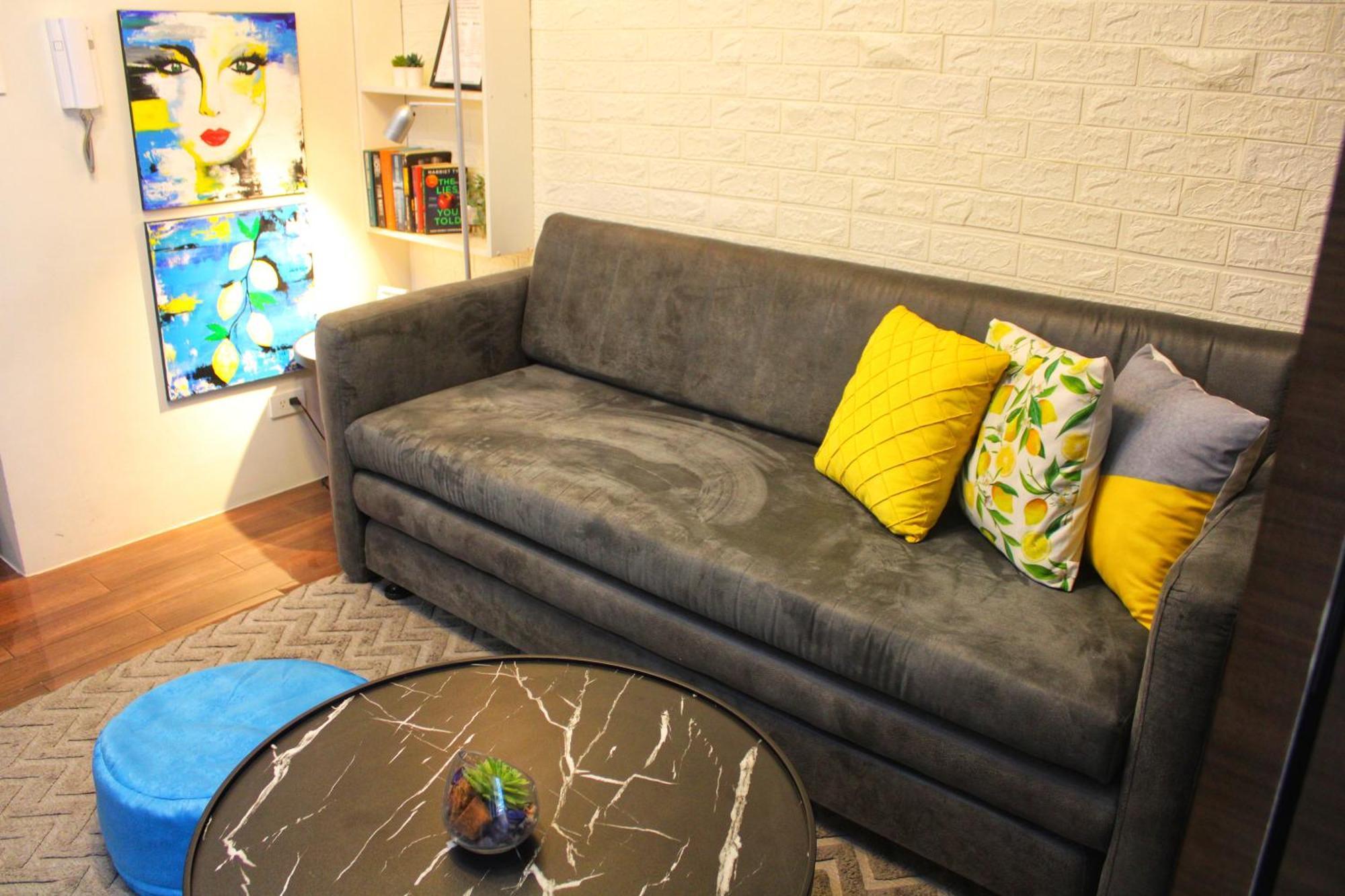 Stylish&Comfort Unit With Balcony In Air Makati Makati City Buitenkant foto